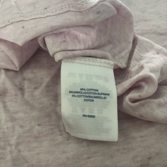 2/&12 Lands' End Purple Relaxed Short Sleeve Tee - Picture 5 of 5